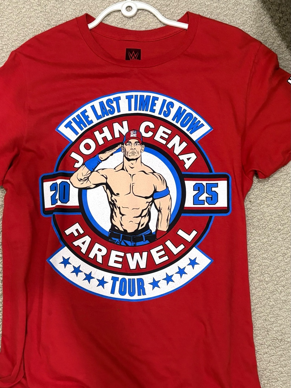 WWE Red John Cena Farewell Tour Graphic Tee